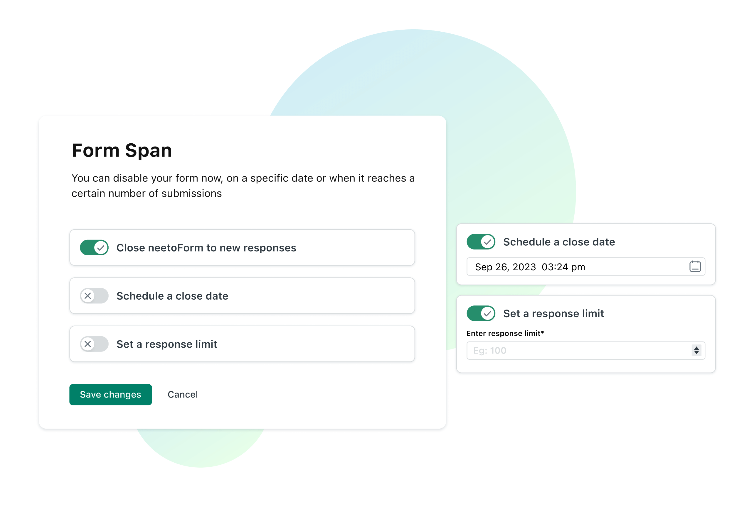 Enable-Disable Form